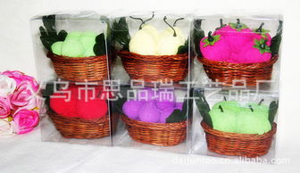 水果造型毛巾 婚慶與節(jié)日的創(chuàng)意禮品新風尚